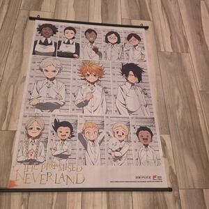 The Promised Neverland Anime Fabric Wall Scroll GE27040 Aniplex Grace FieldHouse